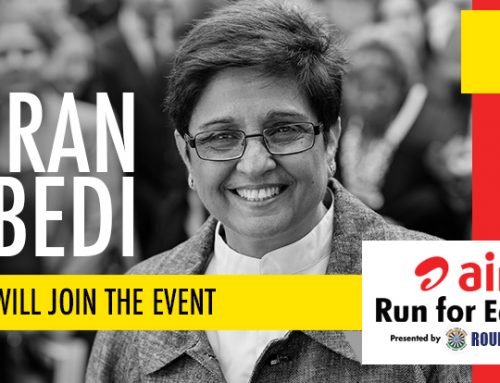 Kiran Bedi will join Run for education event
